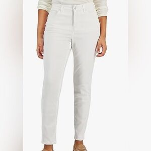 Eddie Bauer High-Rise White Skinny Women's Jeans, size 12